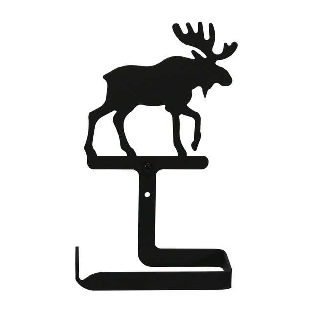 Wrought Iron Moose Arm Toilet Tissue Holder
