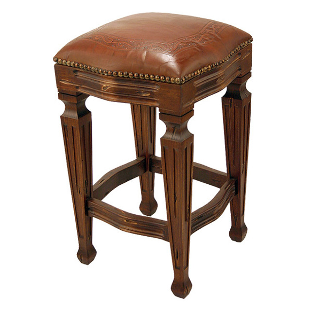 Zorro Counter Stool - Classico Antique Brown - Set of 3