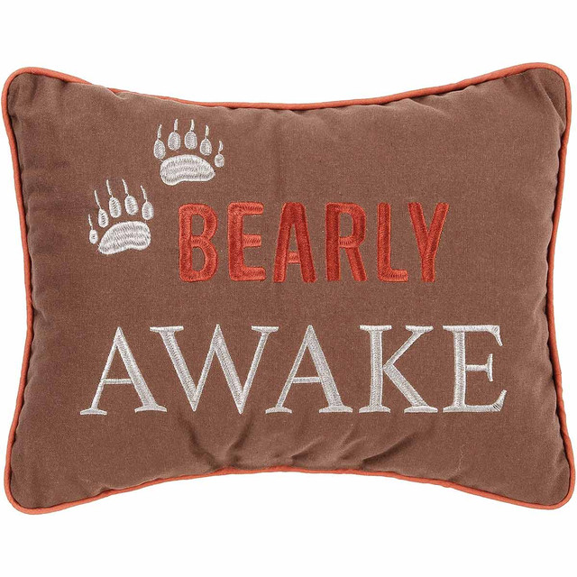 Awake Embroidered Pillow