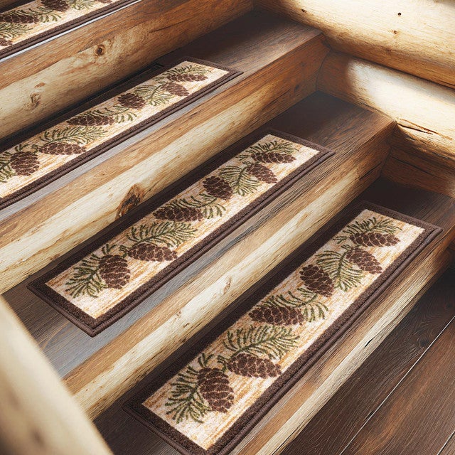 Pinecone Medley Stair Tread
