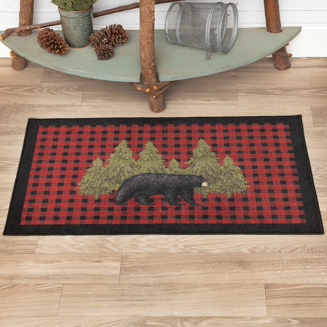 Forest's Edge Bear Accent Rug - 3 x 4