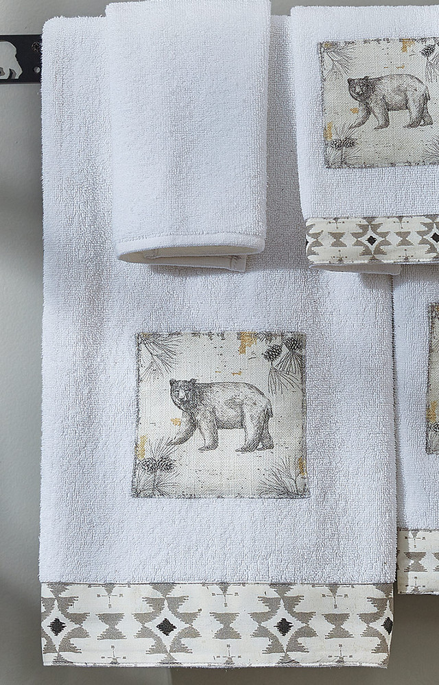 Woodland Spirits Bear Bath Towel