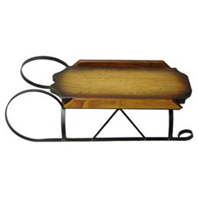 Warm Brown Wood Sled