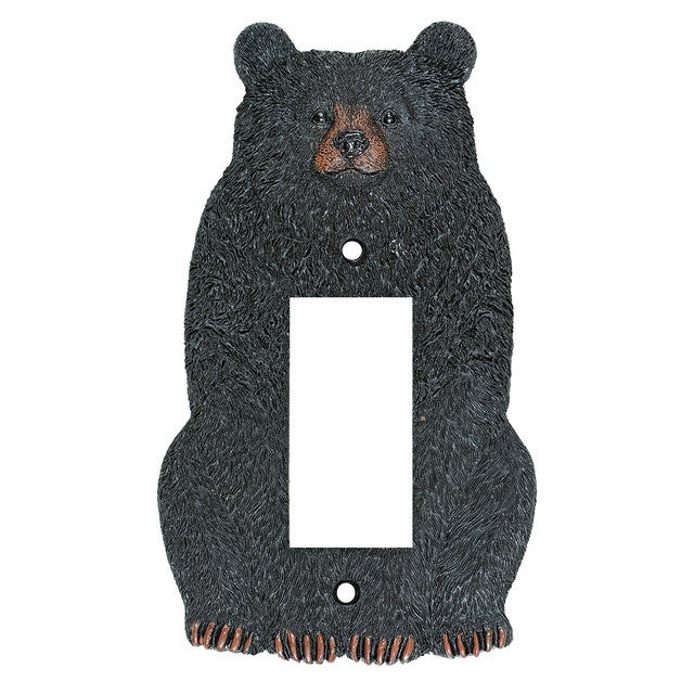 Black Bear Rocker Plate - SALE