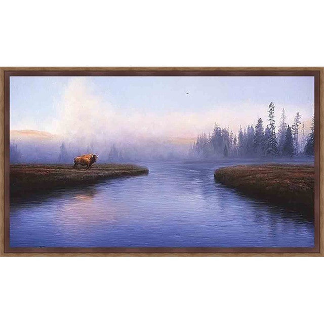 Lakeside Bison Wall Art