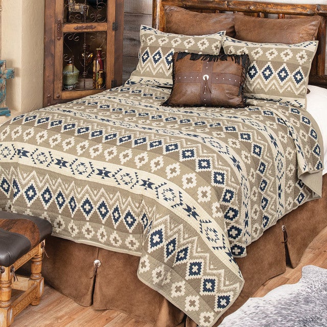 Southwest Journey Quilt Bed Set - Queen