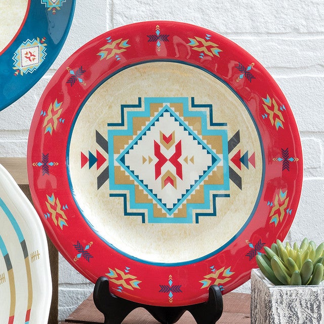 Southwest Horizons Melamine Dinner Plates - Set of 4