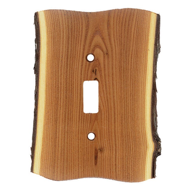 North Ridge Olive Wood Single Switch Cover