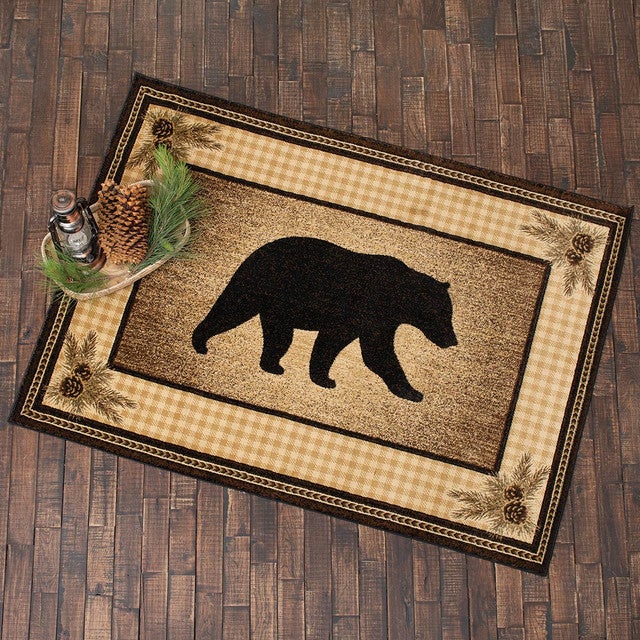 Pinecone Bear Rug - 2 x 3
