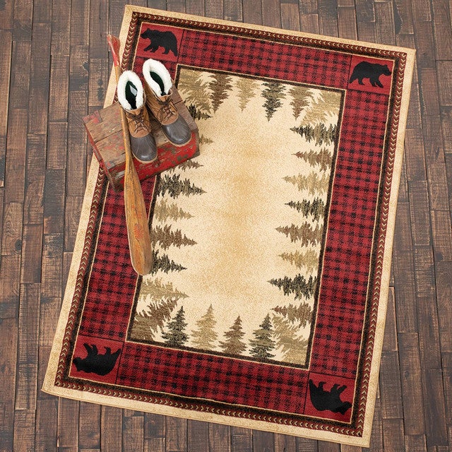 Skyward Pines Bear Rug - 2 x 3