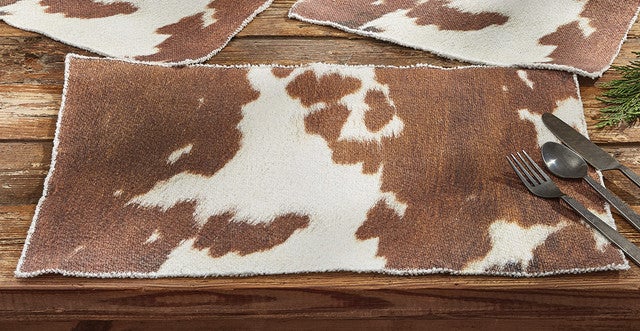 Cowhide Placemats - Set of 4