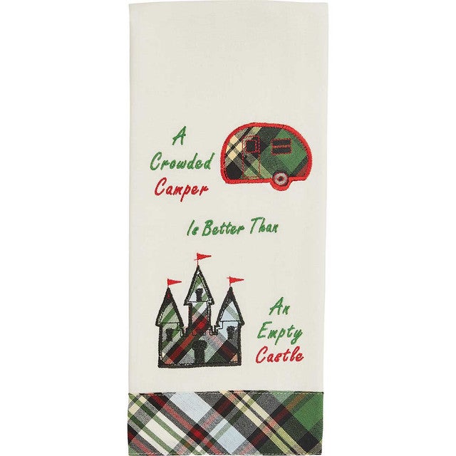 Crowded Camper Decorative Dishtowel - Set of 2