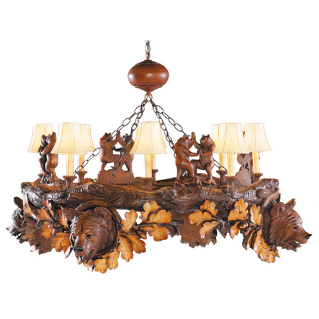 Aspen Dancing Bear Chandelier
