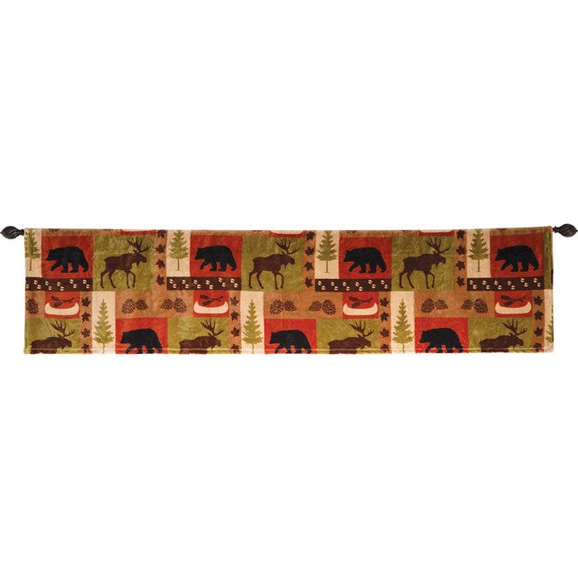 Woodland Lake Patches Valance