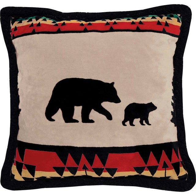 Tongass Bear Sherpa Pillow - OUT OF STOCK UNTIL 11/25/2025