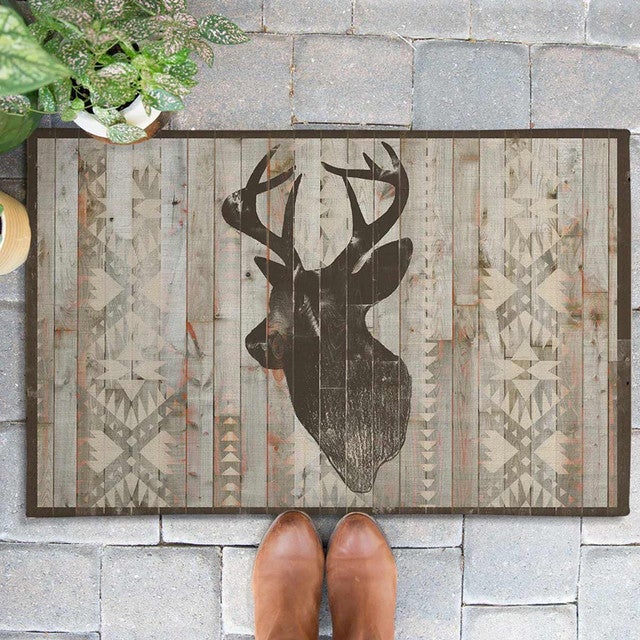 Western Lodge Outdoor Doormat