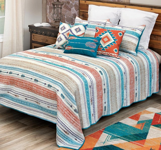 Arrowhead Creek Quilt Bed Set - King - CLEARANCE