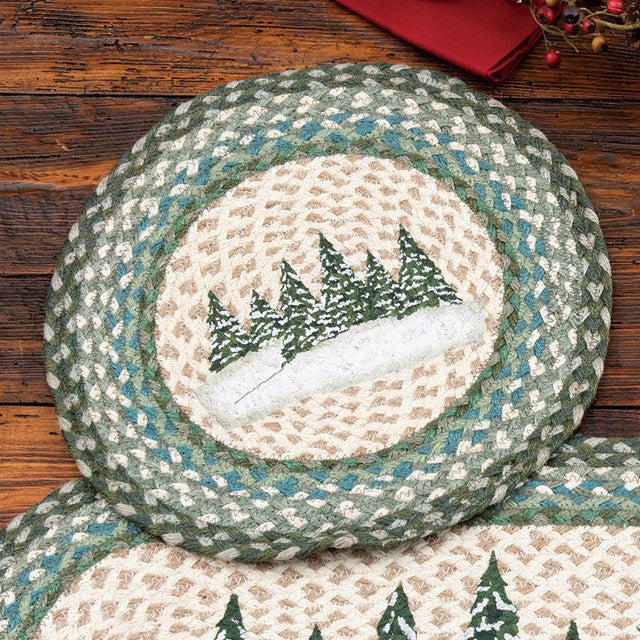 Winter Grove Round Placemat - Set of 4