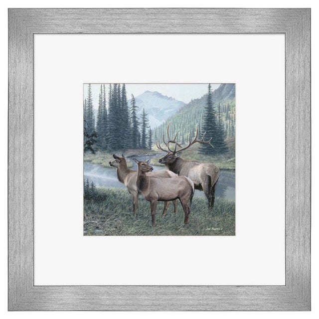 Elk Elegance Framed Wall Art
