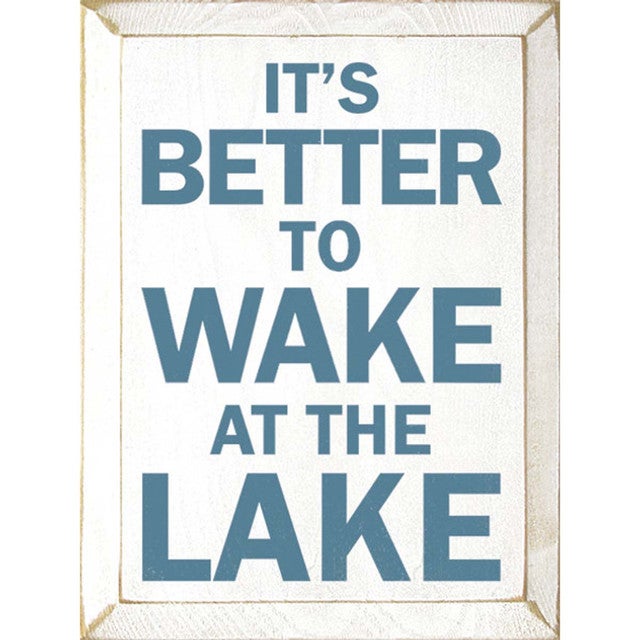 Wake and Lake Wall Art
