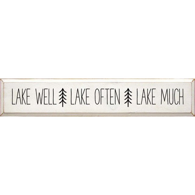 Lake Well White Wall Art