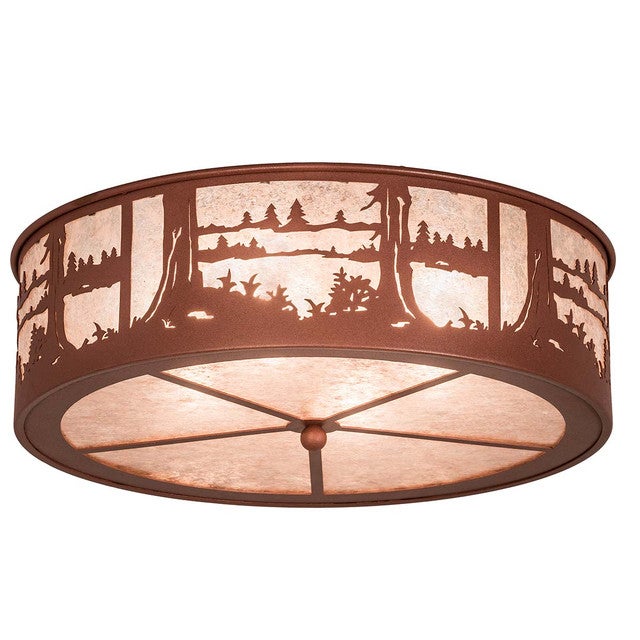 Nature's Beauty Flush Mount Ceiling Light