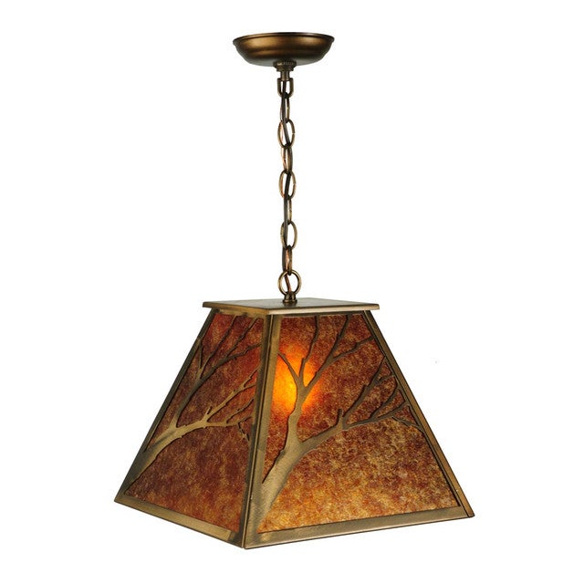 Golden Branches Pendant Light