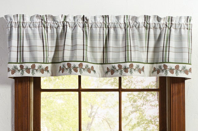 Pinecone Meadow Valance
