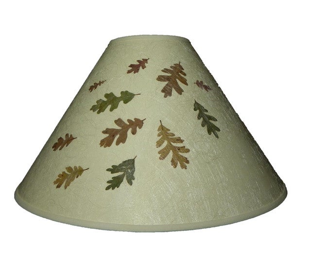 Real Oak Leaves Lamp Shade