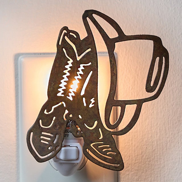 Cowboy Boots & Hat Nightlight