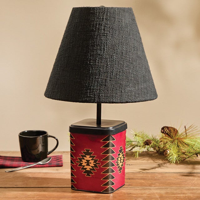 Red Sunrise Southwest Table Lamp