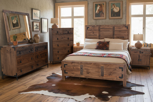 Lakeshore Walnut Bed - Queen