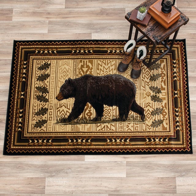 Walking Solo Bear Rug - 2 x 3