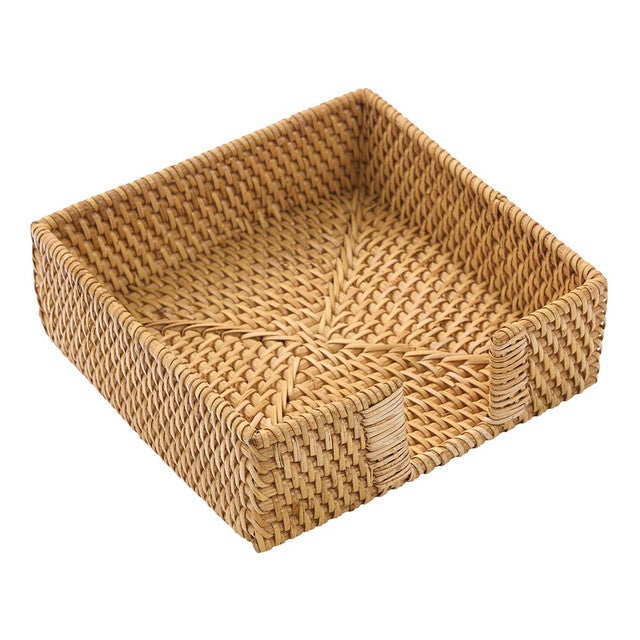 Handwoven Rattan Napkin Holder - OUT OF STOCK UNTIL 01/08/2026