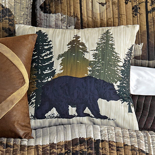 Mystic Bear Accent Pillow