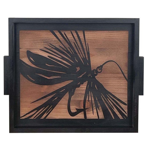Fly Fishing Serving Tray