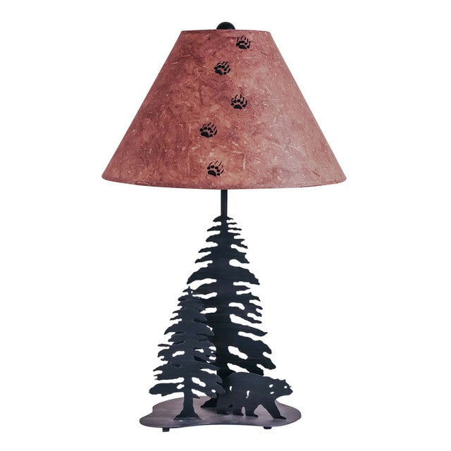 Forest Bear Shadows Table Lamp