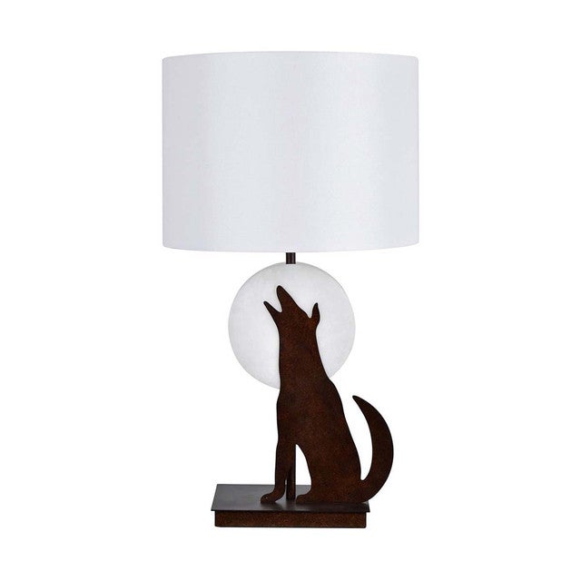 Howling Coyote Table Lamp - Set of 2