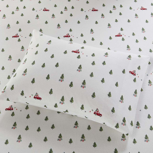 Merry Quest Flannel Sheet Set - Twin