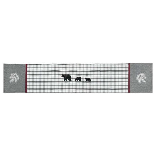 Forest Bear Retreat Table Runner