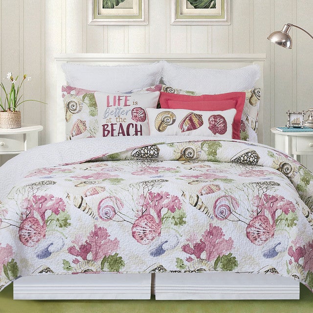 Sea Harvest Quilt Bed Set - King - OVERSTOCK