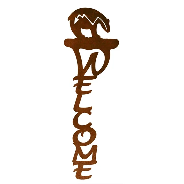 Ancient Bear Welcome Sign
