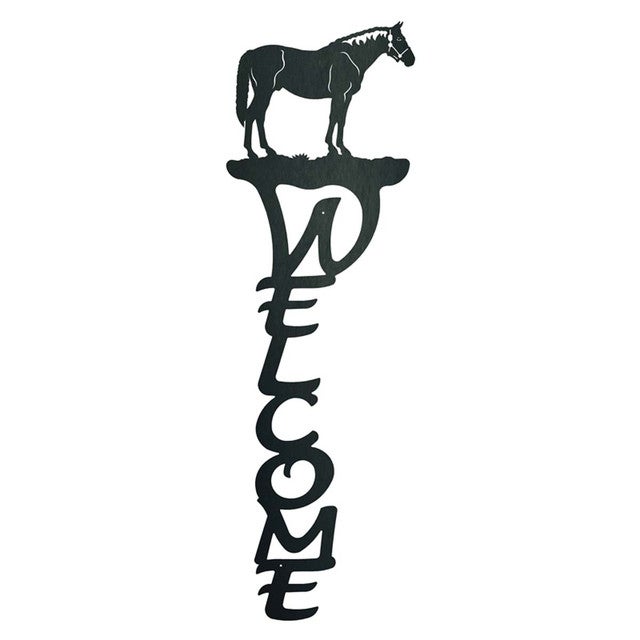 Gallant Horse Welcome Sign