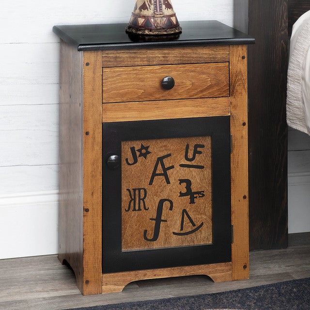 Cowboy Brands Nightstand - OVERSTOCK