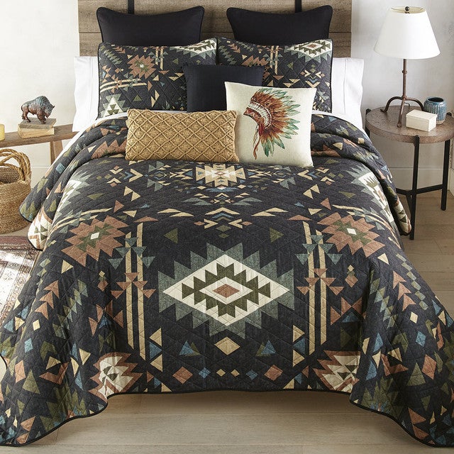 Westward Journey Quilt Bed Set - Queen