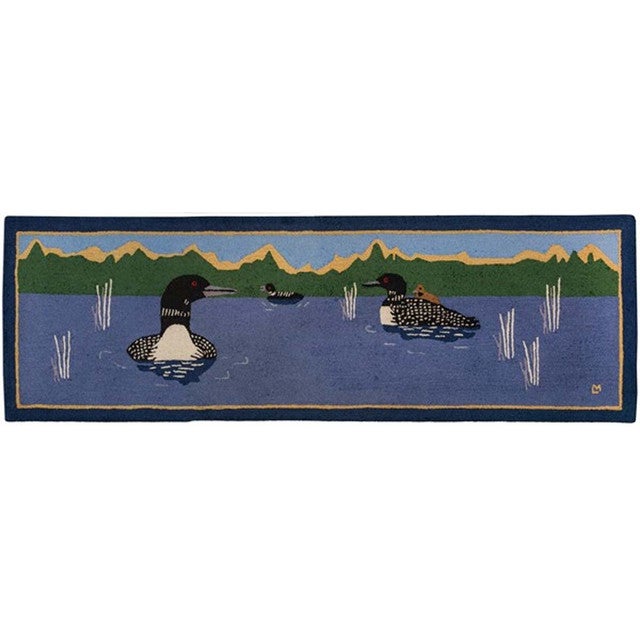 Tranquil Waters Hooked Wool Runner