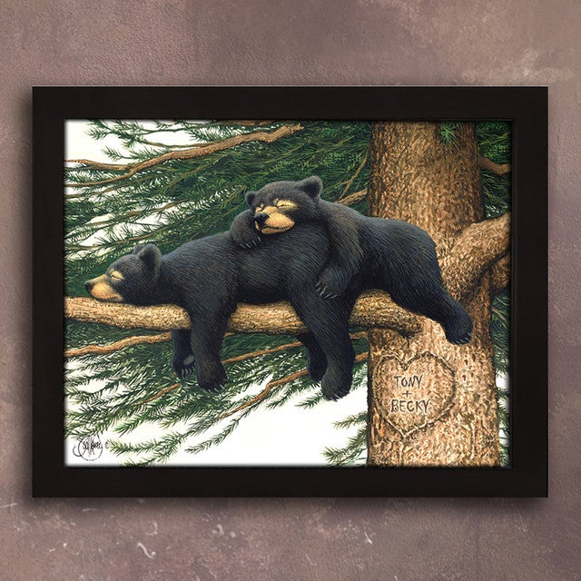 Loving Bears Personalized Framed Print