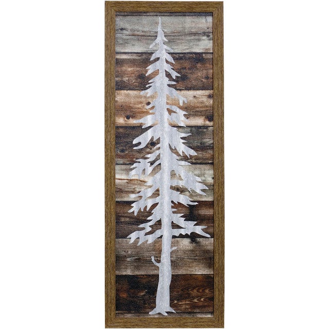 Rustic Tree Silhouette Wall Art - 1