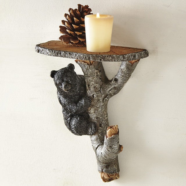 Bear Tree Branch Wall Shelf
