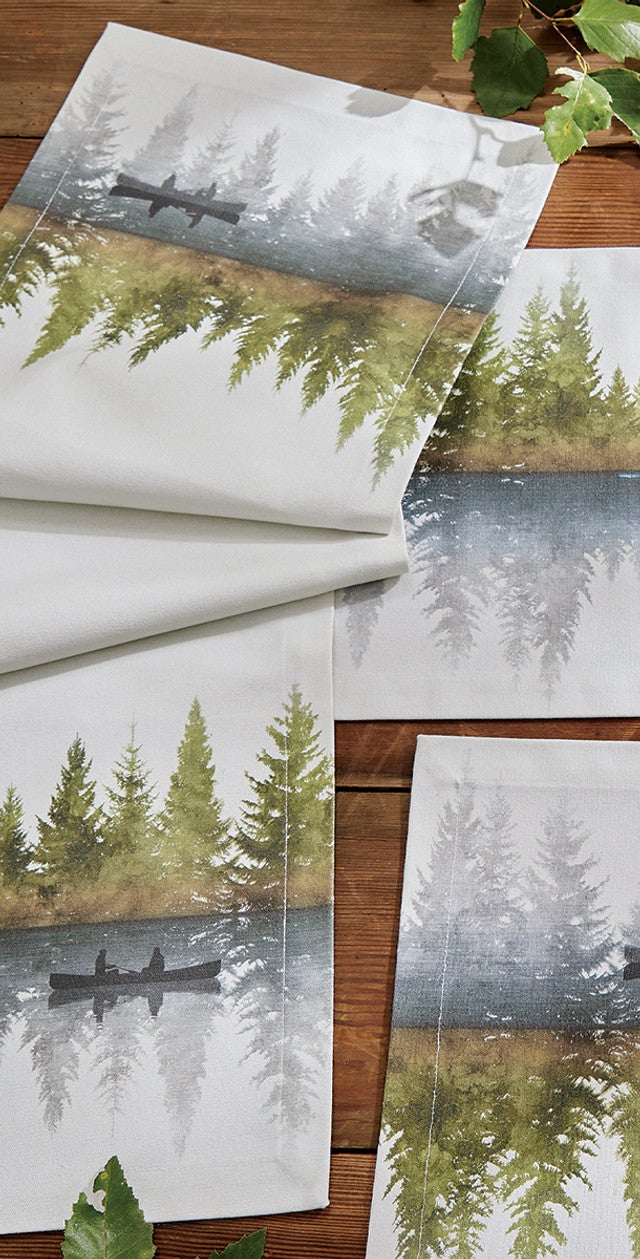 Tranquil Lake Table Runner - 54 Inch